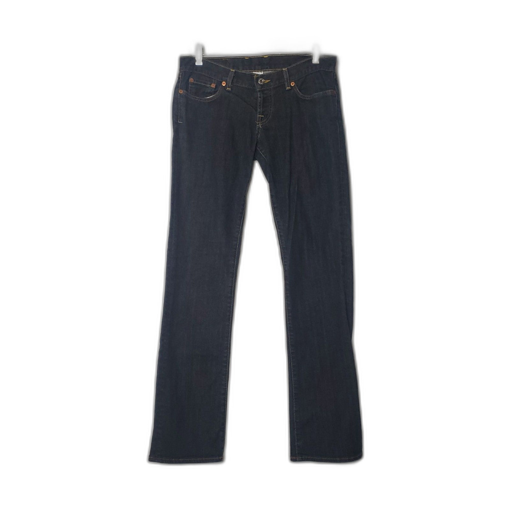 LUCKY BRAND Maddy Jean Dark Wash Button Fly Straight Leg Jeans Womens Size 8/29